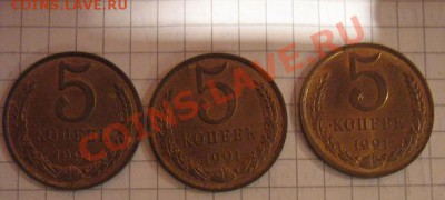 5 копеек 1991 л без обращения - 9 декабря  2012 г 041.JPG