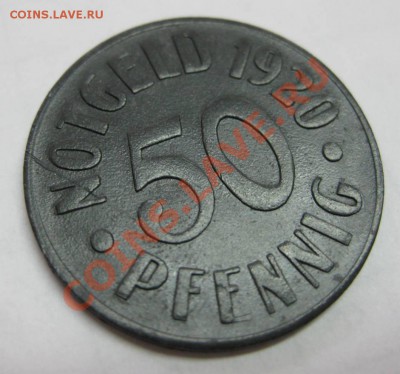 Нотгельд: Cassel, 50 Pfennig 1920,zink!Состояние на фото!!! - IMG_2237.JPG