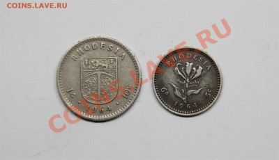 набор Родезия 1964г (2 монеты) до 14.12 в 21.30 - IMG_6676 (Large).JPG