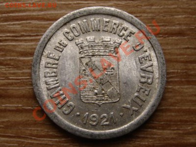 Франция нотгельд 10 сантимов 1920 DEvreux 12.12.12 в 21.12 М - IMG_7802
