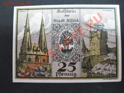 Нотгельд : 50 и 25 пфеннигов stadt ALFELD 1921 !!Пресс!! - IMG_2272.JPG