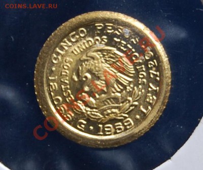 Золото, 5 Мексиканских Песо 1959 или 1969 года - DSC_0547