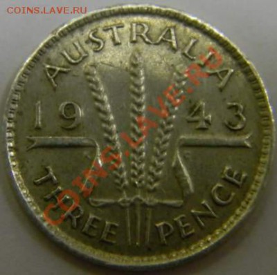 3 пенса Австралия 1943г. - DSCN4322_thumb