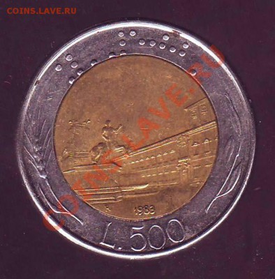 ИТАЛИЯ.500 ЛИР.1983. до 18.12.12 в 22.00мск - италия 500 лир 1988 2.JPG
