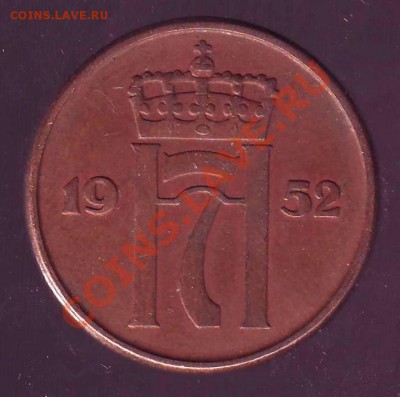НОРВЕГИЯ.5 ОРЕ.1952. до 18.12.12 в 22.00мск - норвегия 5 оре 1952 20001.JPG