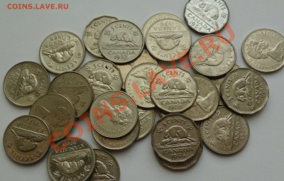 КАНАДА - ПЯТИЦЕНТОВИКИ 1937-2009 - 027
