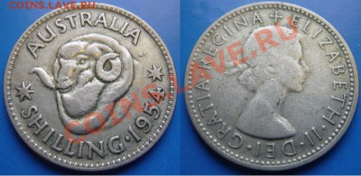 Австралия: Ag-500 шиллинг 1954 до 19.12.12, 22-00 - Австралия шиллинг 1954.JPG