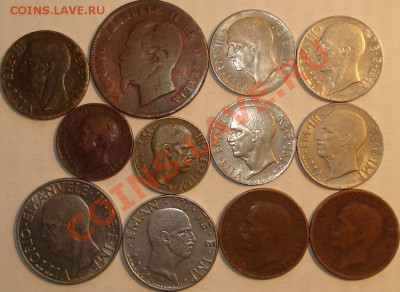 Италия 12 монет 1863-43 г.г., до 15.12.12 в 23-00 МСК - 1