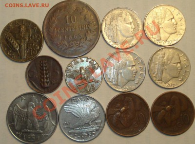 Италия 12 монет 1863-43 г.г., до 15.12.12 в 23-00 МСК - 2
