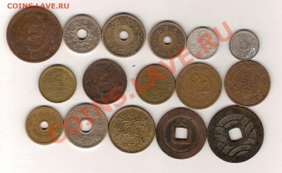 16 старых монет Японии до 1950 года разные по видам! - сканирование0259
