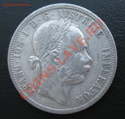 1889, Австрия, 1 Fl, серебро, до 18.12 в 21-00 мск - 1889 флорин