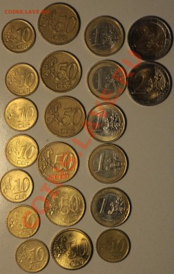 21 монета от 10 е-центов до 2 евро. До 18.12.2012 в 22.10 - IMG_2625.JPG