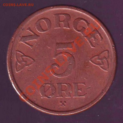 НОРВЕГИЯ.5 ОРЕ.1953. до 21.12.12 в 22.00мск - норвегия 5 оре 1953 1.JPG