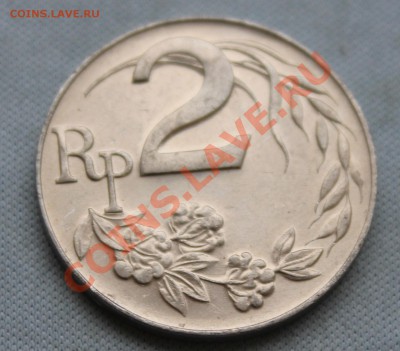 ИНДОНЕЗИЯ 2 рупии 1970г.ЦВЕТОК до 21.12.12г.в 22-00 - IMG_3863.JPG
