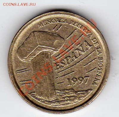 ИСПАНИЯ 5 ПЕСЕТ 1997 БАЛЕАРСКИЕ О-ВА ДО 20.12.12-22Ч (3401) - img319