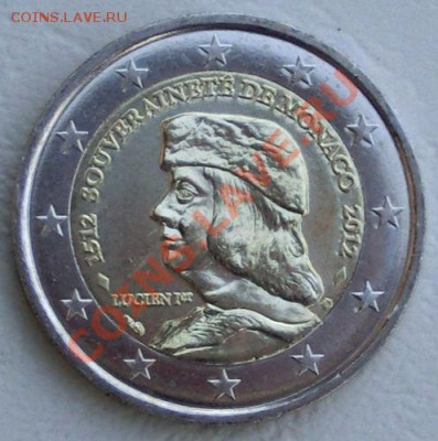 2 евро Монако  2011 свадьба. - 2_euro_monaco