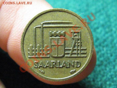 10 Франков 1954 г.  Saarland - IMG_0803.JPG