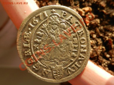 Венгрия 6 крейцеров 1671 - RSCN0325.JPG