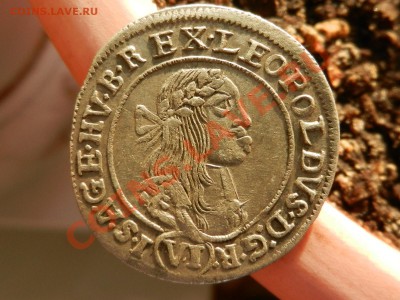 Венгрия 6 крейцеров 1671 - RSCN0327.JPG
