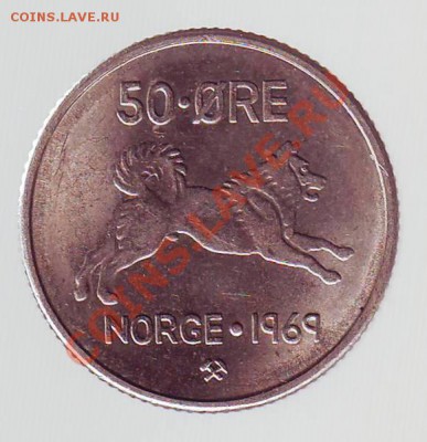 НОРВЕГИЯ.50 ОРЕ.1969. до 23.12.12 в 22.00мск - норвегия 5 оре 1969 2.JPG