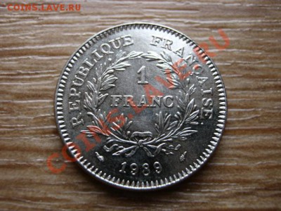 Франция 1 франк 1989 Генералы до 21.12.12 в 21.12 М - IMG_8384