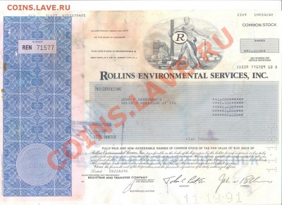 Акция rollins environmental services, Inc______________24.12 - rollins environmental services_resize