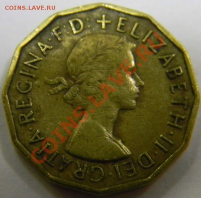 3 пенса Британия 1954г. - DSCN4431_thumb