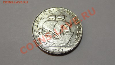 Португалия 2,5 эскудо 1951 Парусник до 24.12. в 22:00 - DSC00905.JPG