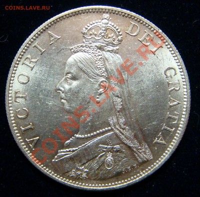 Великрбритания Двойной флорин 1887 UNC - 1