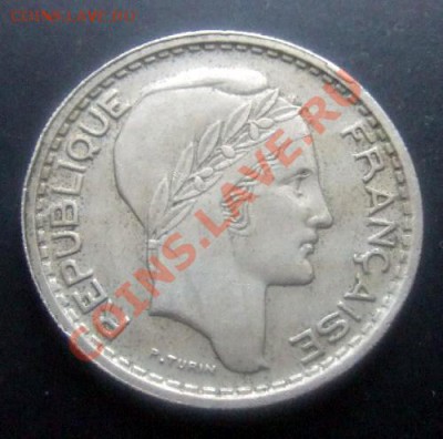 ФРАНЦИЯ 10 франков (1949) до 26.12 (22.00) - Франция 10 франков (1949) а