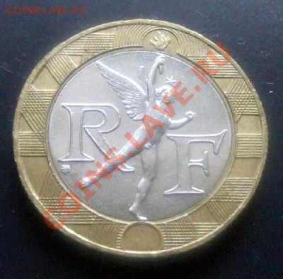 м до 26.12 (22.00) - Франция 10 франков (1989) А