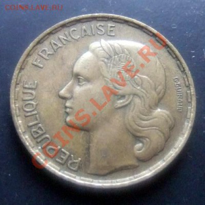 ФРАНЦИЯ 50 франков (1953) до 26.12 (22.00) - Франция 50 франков (1953) А