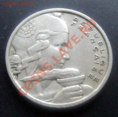 ФРАНЦИЯ 100 франков (1955) до 26.12 (22.00) - Франция 100 франков (1955) А