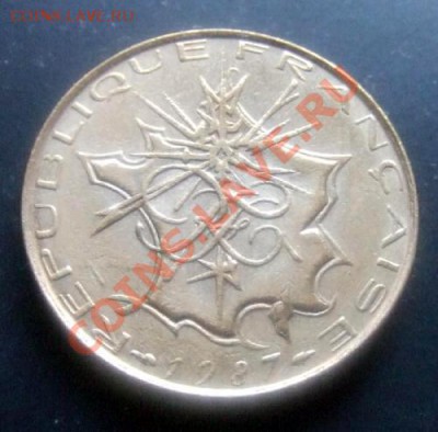 ФРАНЦИЯ 10 франков (1987) до 26.12 (22.00) - Франция 10 франков (1987) А