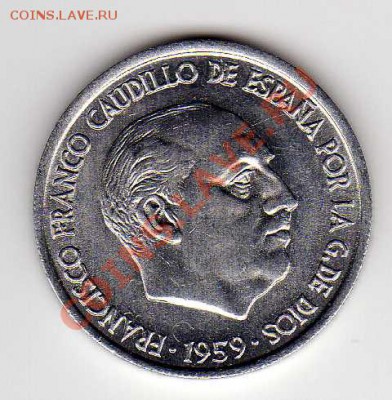 ИСПАНИЯ 10 СЕНТИМО 1959 ДО 27.12.12 В 22.00МСК (3895) - img550