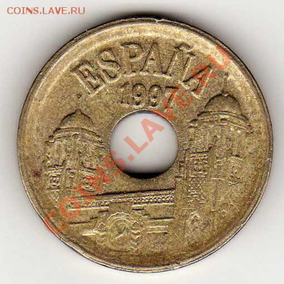 ИСПАНИЯ 25 ПЕСЕТ 1997 МЕЛИЛЬЯ ДО 27.12.12 В 22.00МСК (3895) - img551