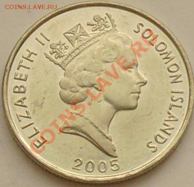 СОЛОМОНОВЫ О-ВА - 5 центов 2005 - до 29 ДЕКАБРЯ - 244