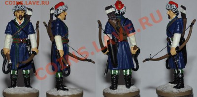 Оловянные солдатики - №34 Рядовой Башкирского конного полка, 1812 г.