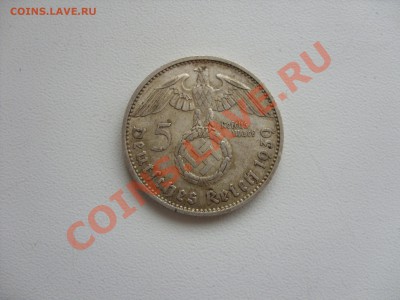 5 марочники 3 Рейха - 5 марок 1939 J - 1.JPG