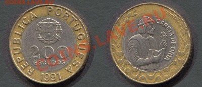 Португалия 200 эскудо 1991 - Португалия-200-эскудо-1991