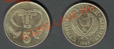 Кипр 5 центов 1985 - Кипр-5-центов-1985