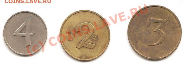 Жетоны "2", "3", "4" до 28.10. - жетоны цифры 2