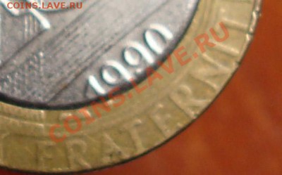Год сфотографированный крупно - съехал даже на внешнюю окантовку - godblizkos