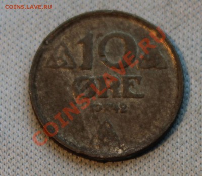 СТАРАЯ НОРВЕГИЯ 10 эре 1942г. ЦИНК до 1.01.13г.в 22-00 - IMG_3981.JPG