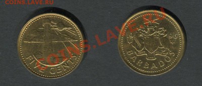 Барбадос 5 центов 1996 - Барбадос-5-центов-1996