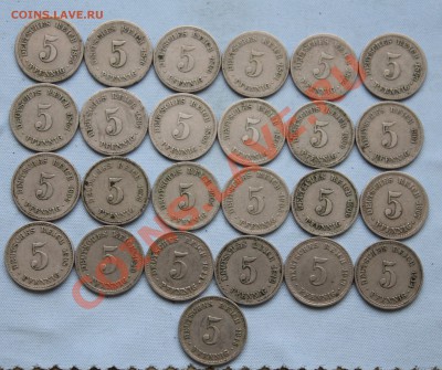 ГЕРМАНИЯ подборка 5 пф.1875-1915г.25 шт до 1.01.13г.в 22-00 - IMG_4047.JPG