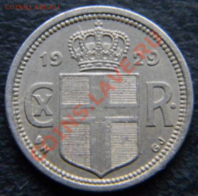 10 аурар Исландия 1929г. - DSCN4582.JPG