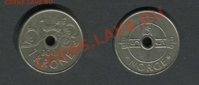 Норвегия 1 крона 2001 - Норвегия-1-крона-2001