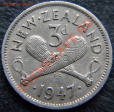 3 пенса Новая Зеландия 1947г. - DSCN4602.JPG