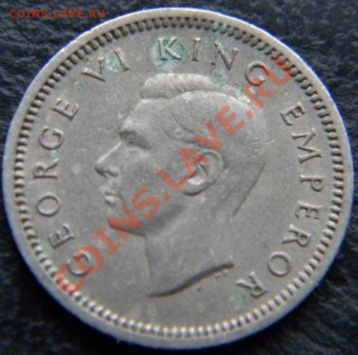 3 пенса Новая Зеландия 1947г. - DSCN4603.JPG